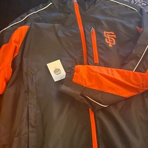Giants wind breaker NWT
